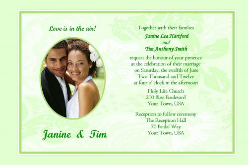 marriage invitation card